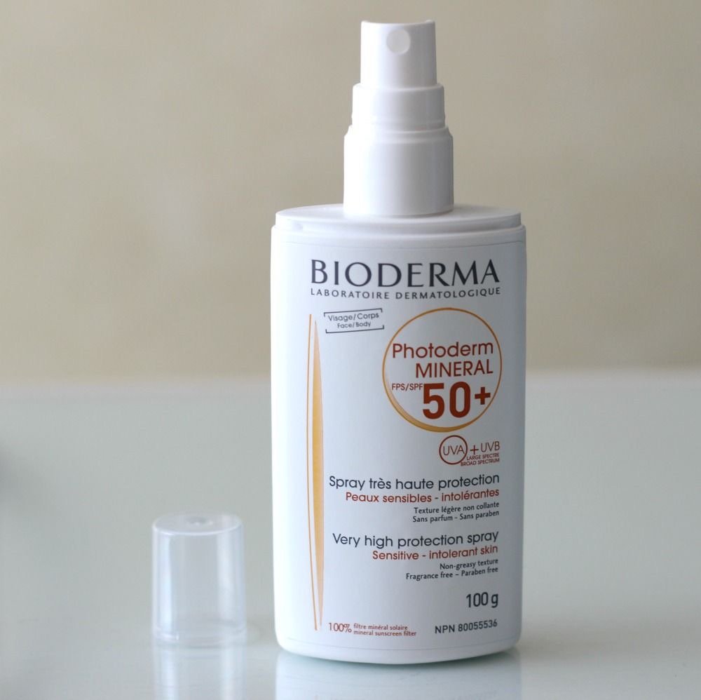 بخاخ واقي الشمس المعدني +SPF 50 من بيوديرما